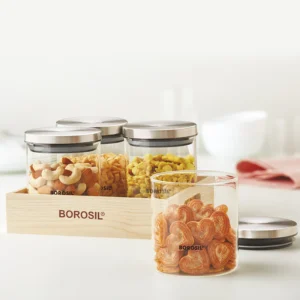 Borosil Container-Classic So4 W/Tray