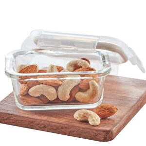 BOROSIL CONTAINERS-KNS RECTANGULAR 120ML(set of 3)