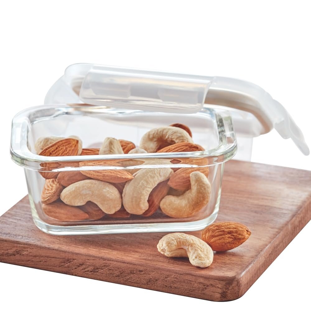 BOROSIL CONTAINERS-KNS RECTANGULAR 120ML(set of 3)