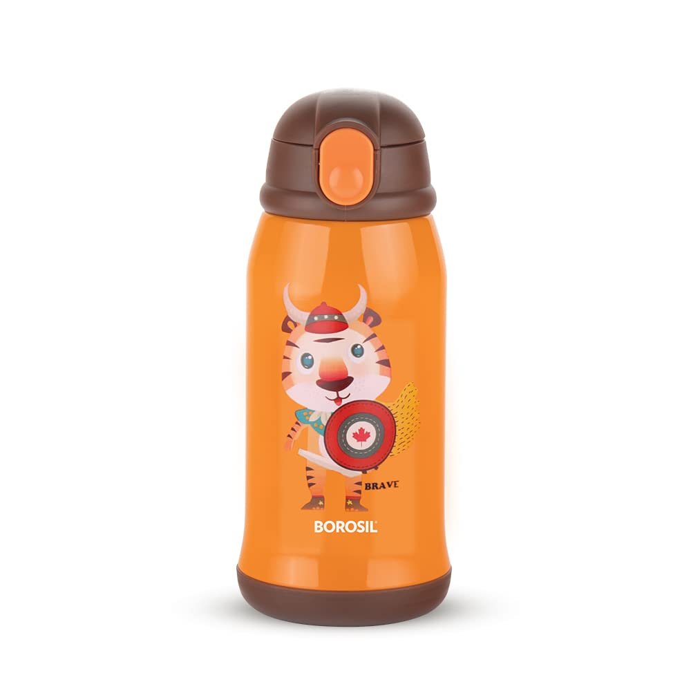 Borosil W/B-Tigry Kids Water Bottle 500Ml