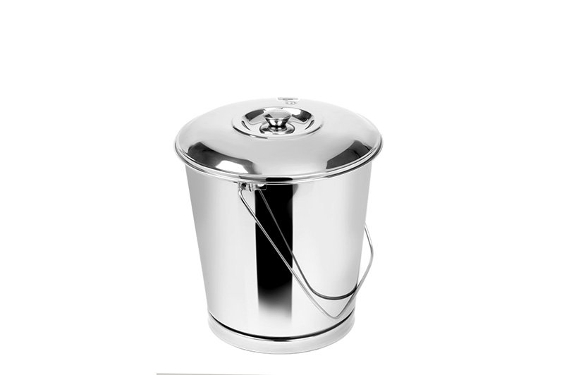 MIRROR BUCKET WITH COVER (NO.14) - Image 2
