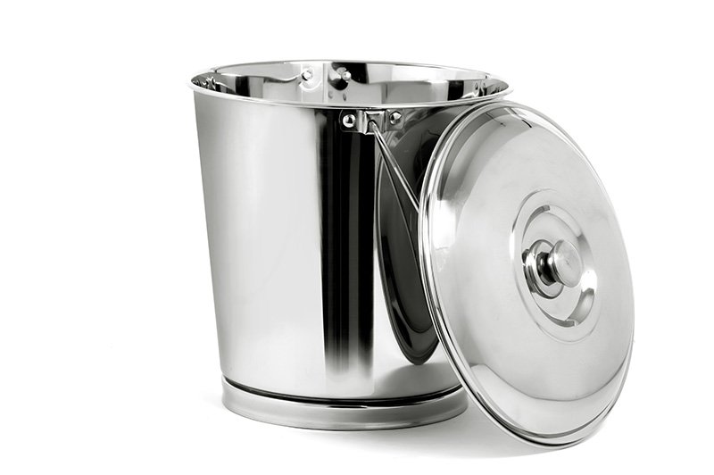 Mirror Bucket With Cover (No.16)