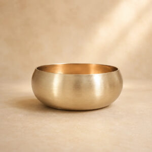 Lime (kansa)Bronze Curve Bowl