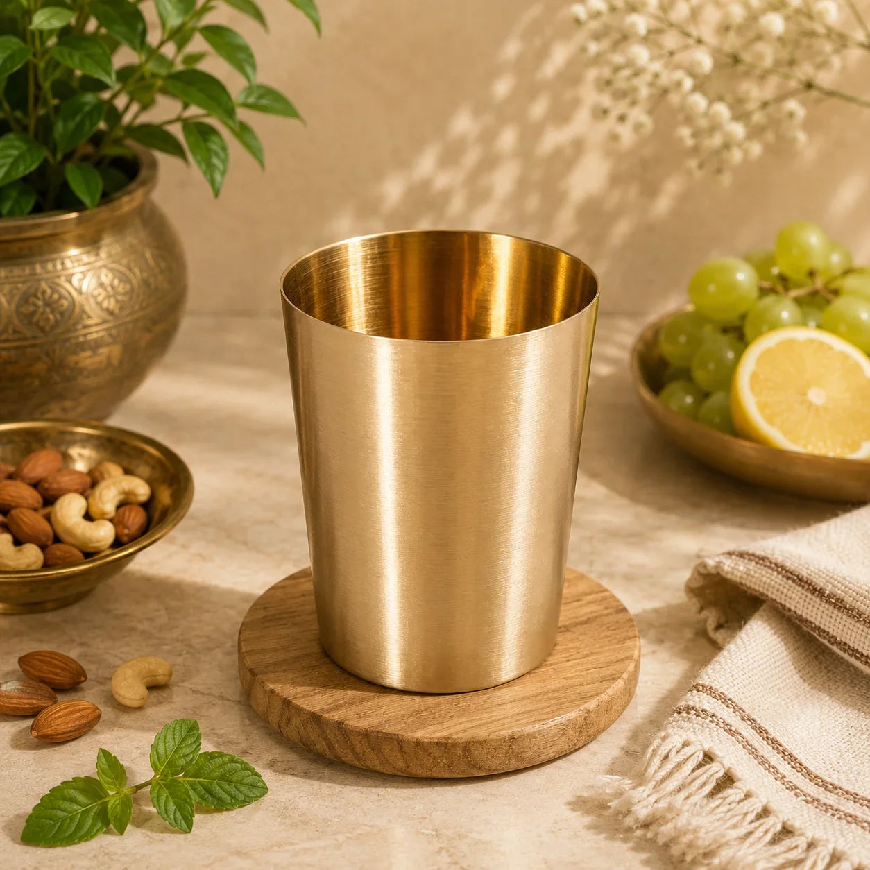 Lime (kansa)Bronze Glass - Pipe | 250ml