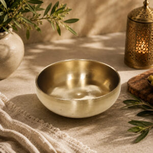 Lime (kansa)Bronze Halva Plate - Curve (HPLC0425)