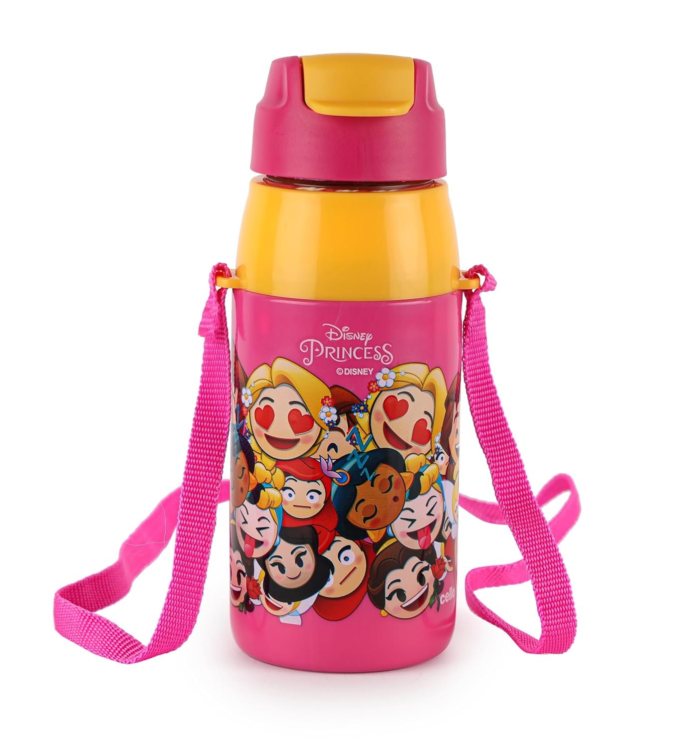 CELLO W/B-PURO EMOJI 600ML PINK(set of 2)
