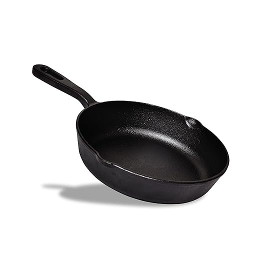 KESARIYA 22 cm/ 1 LTR CAST IRON FRYPAN