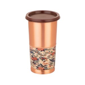 Attro Swara Copper Tumbler with Lid