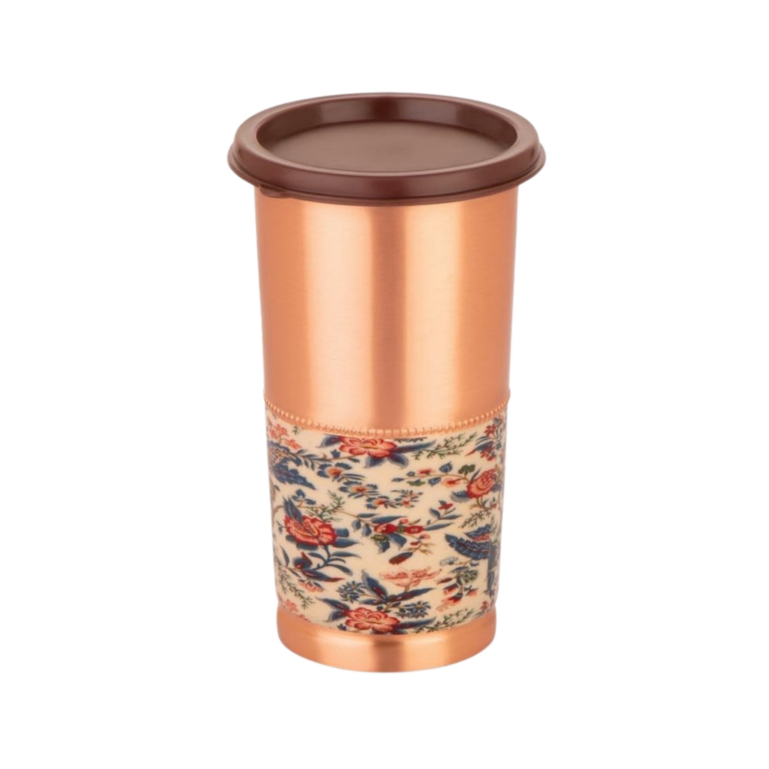 Attro Swara Copper Tumbler with Lid