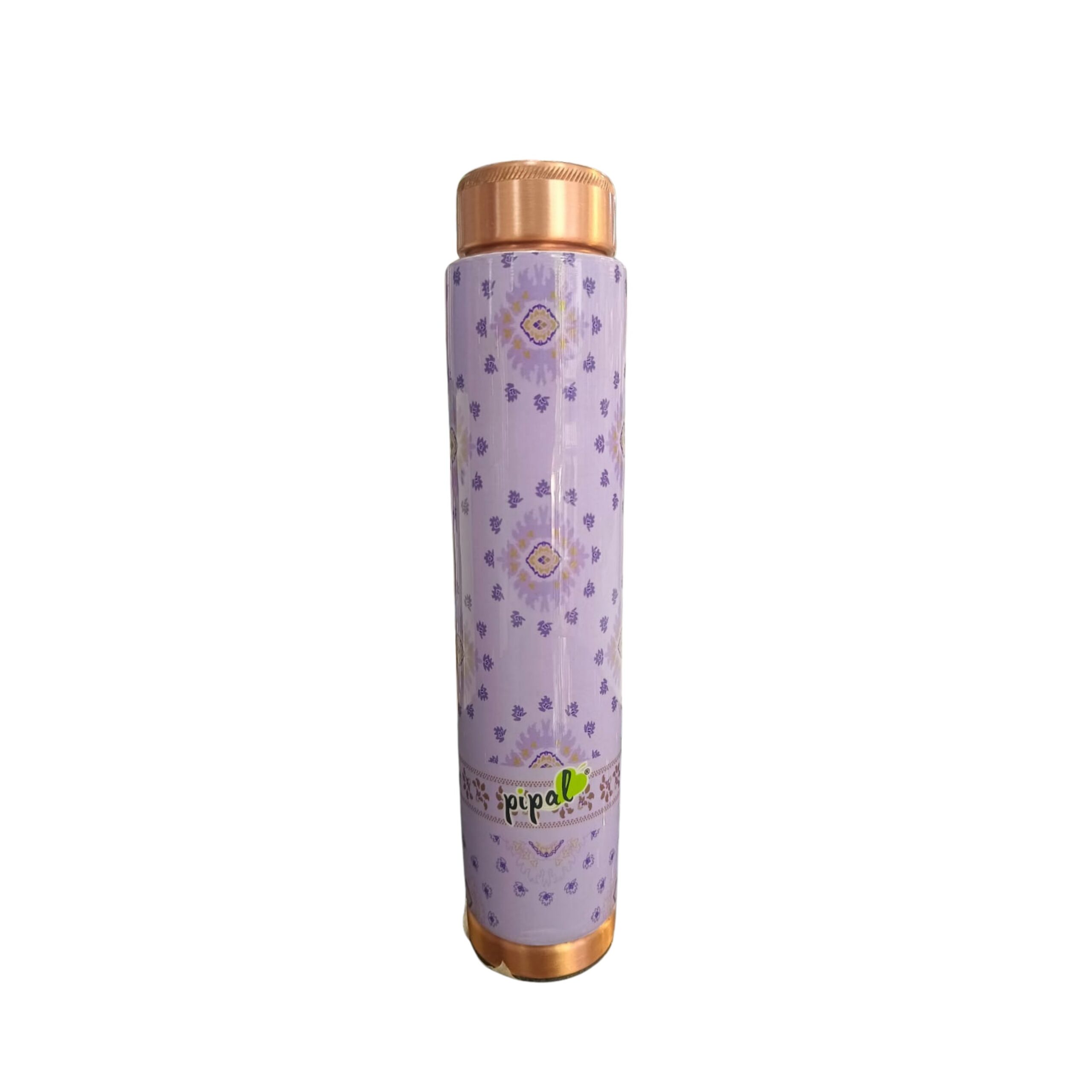 Pipal Sun Brust Designer Copper Water Bottle