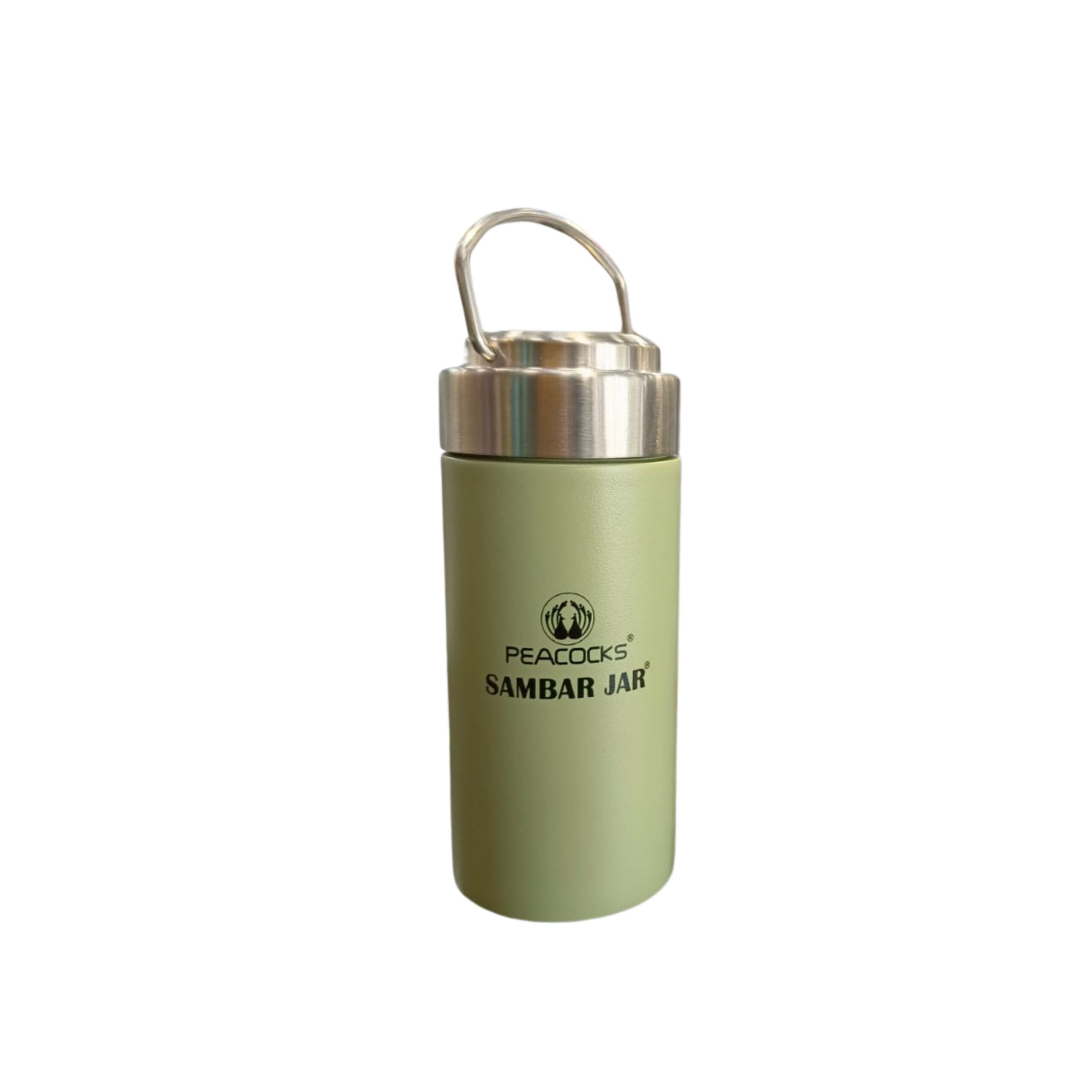 PE Birds Stainless Steel Flow Sambar Jar