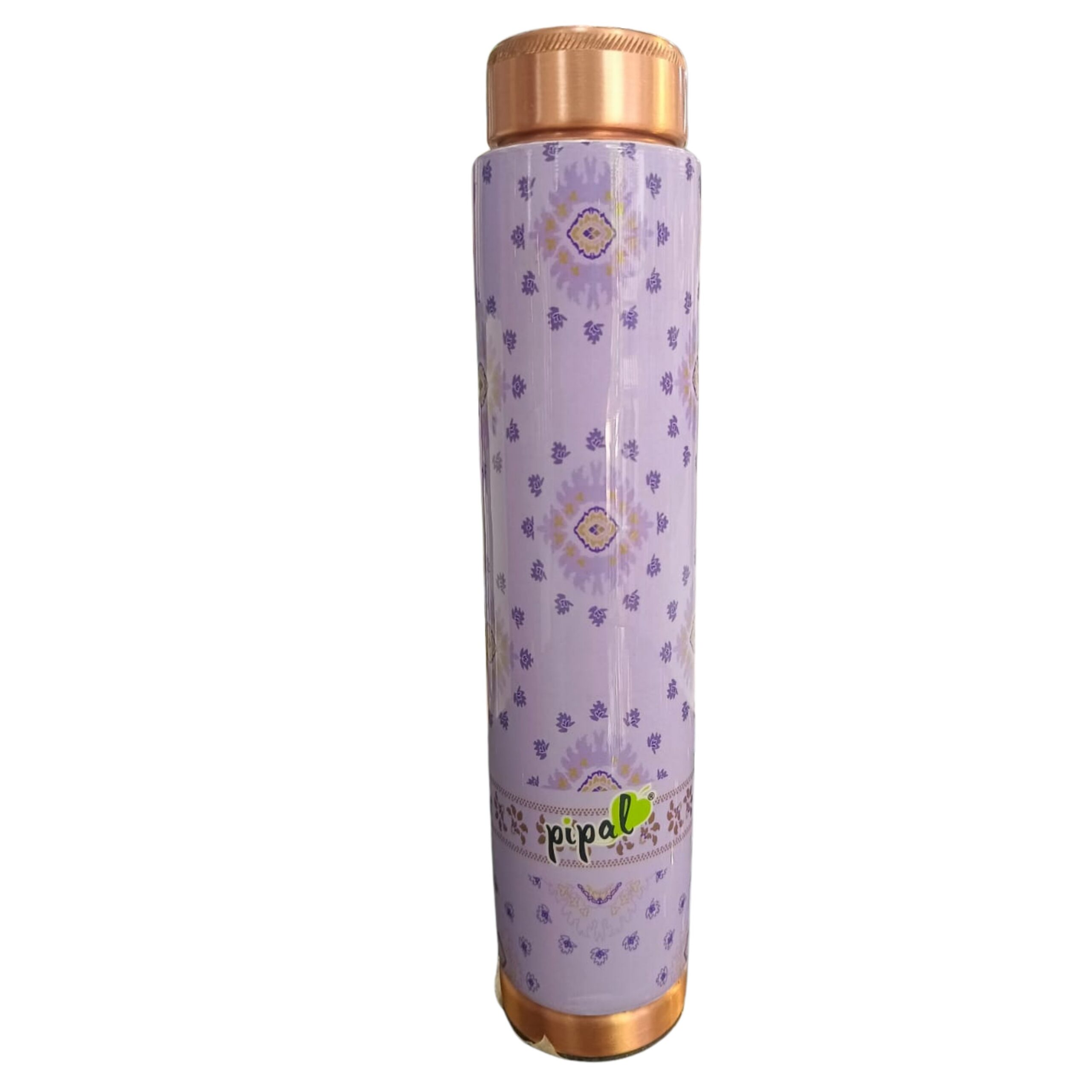 Pipal Sun Brust Designer Copper Water Bottle