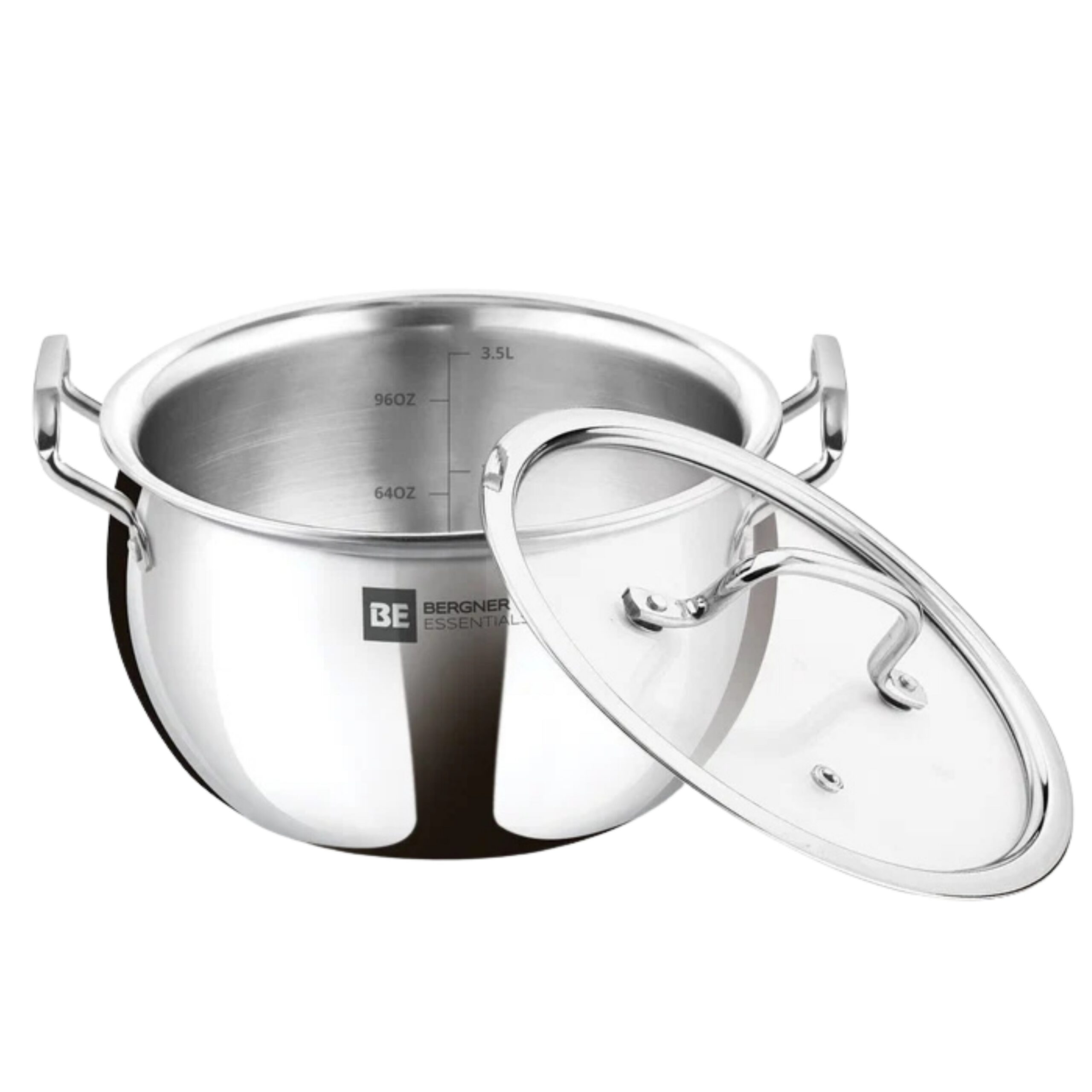 Bergner Ankush Triply Stainless Steel Rice Handi with Lid