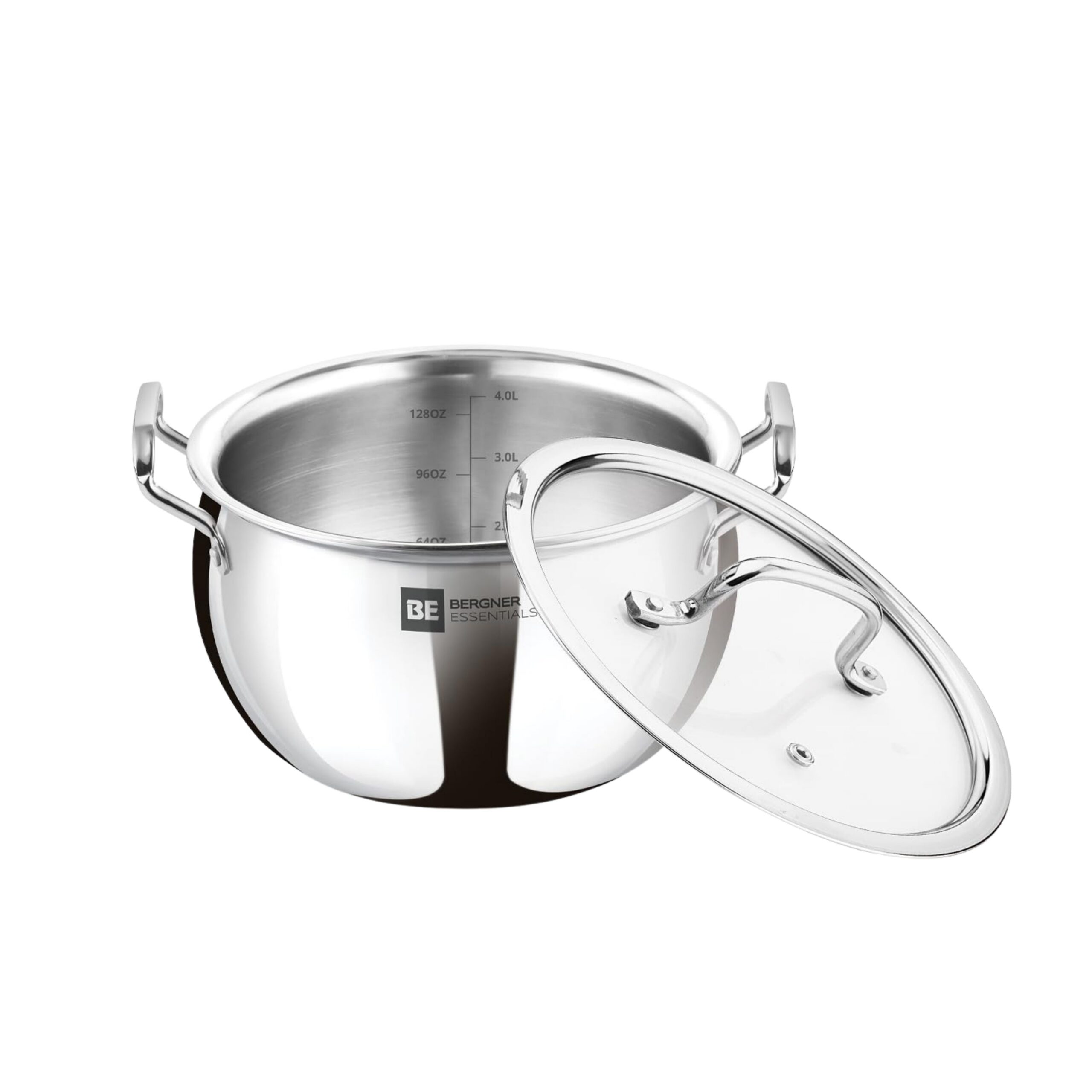 Bergner Ankush Triply Stainless Steel Rice Handi with Lid