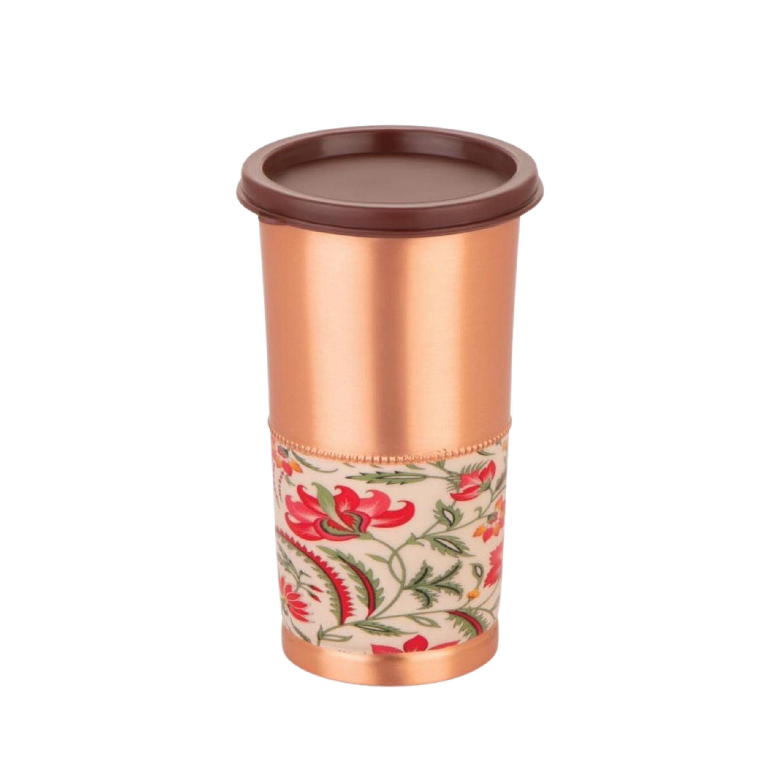 Attro Swara Copper Tumbler with Lid
