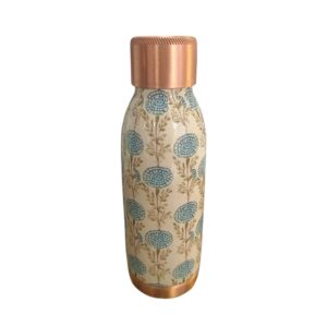 Ocean Printed Copper Water Bottle