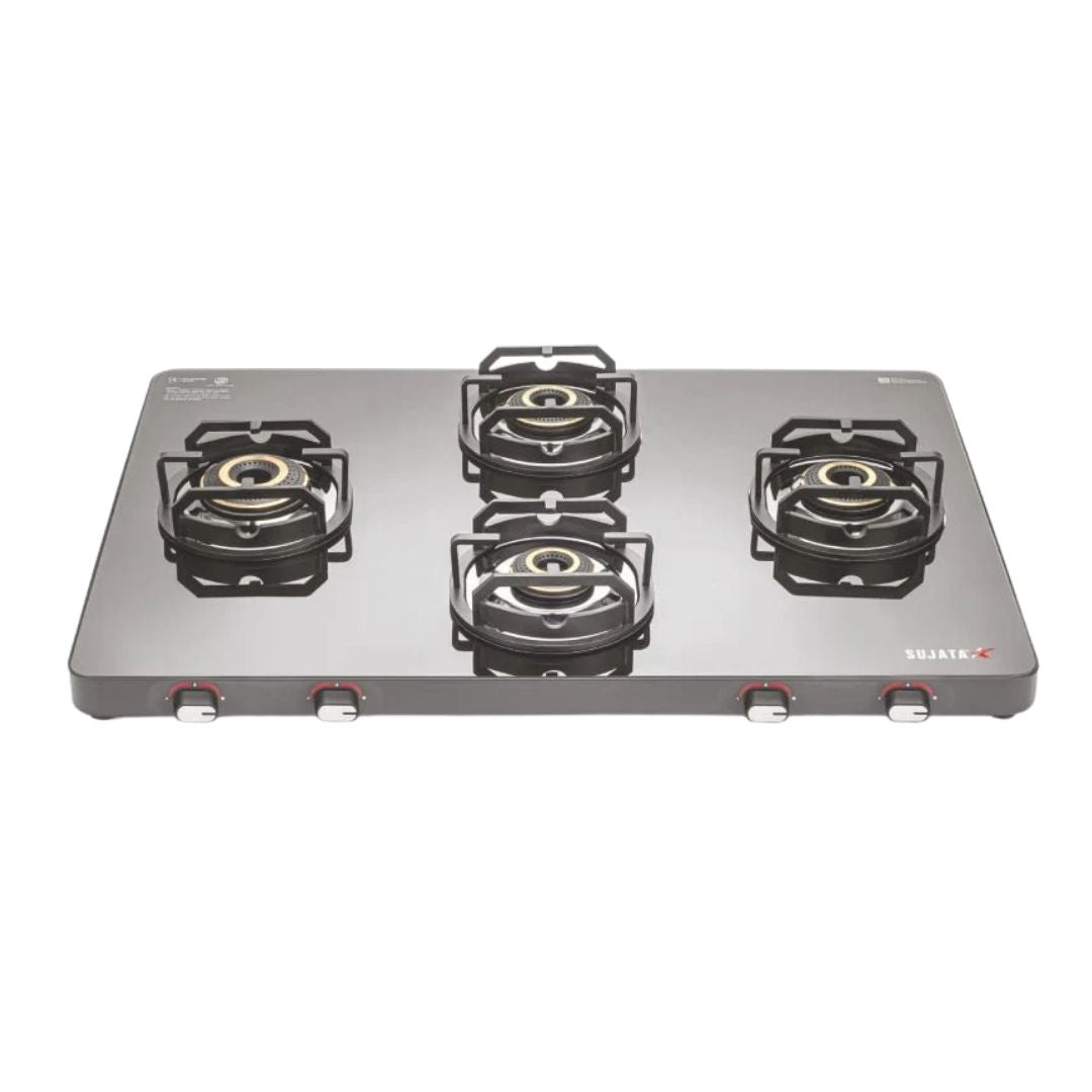 Sujata Premium Stellar Cross 4 Burner Gas Stove