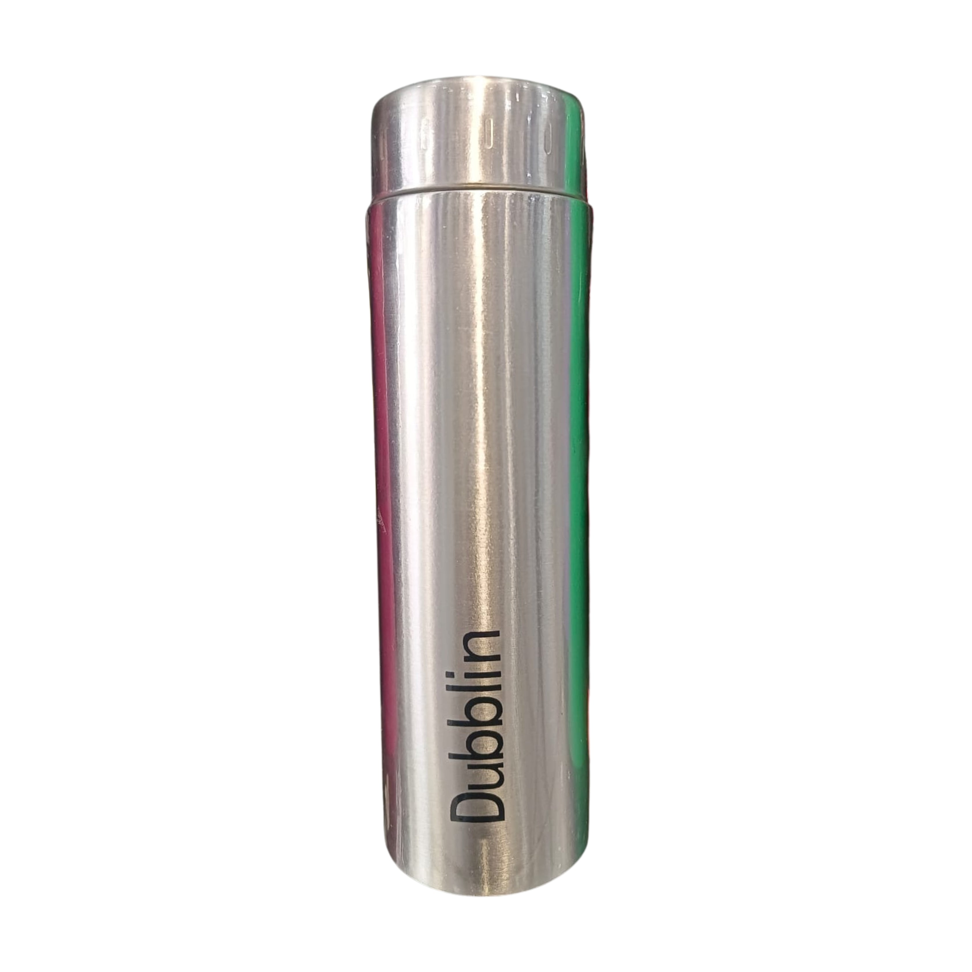 Dubblin Ice Cube | 1000 ml | Silver | Stainless Steel Fridge Water Bottle