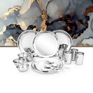 Stainless Steel 16 PCS Dinner Set (4 People) Delight