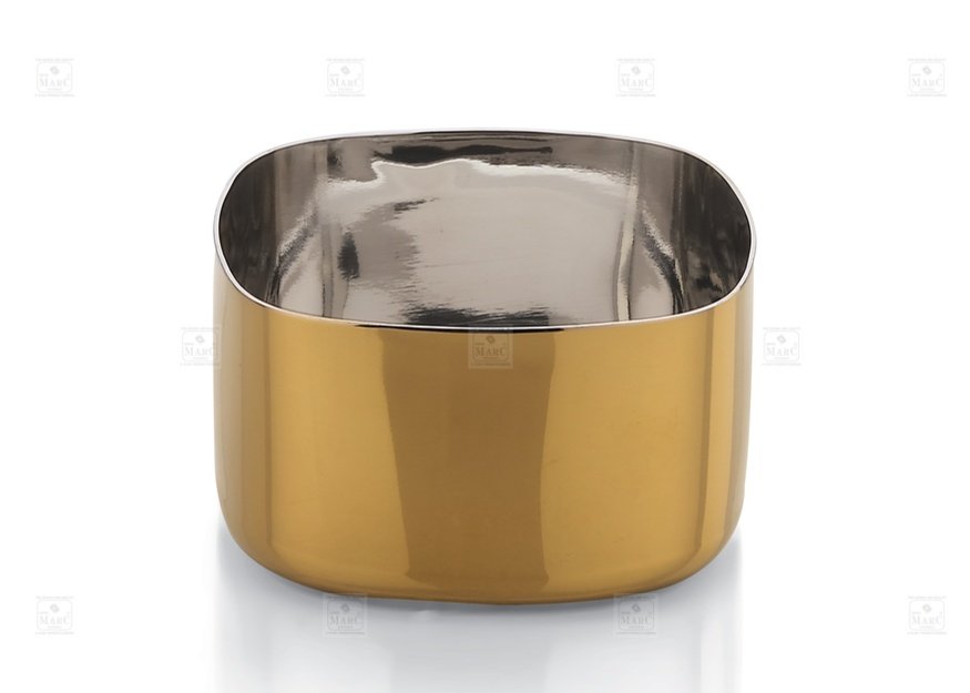 KESARIYA BIG GOLD SQUARE KATORI