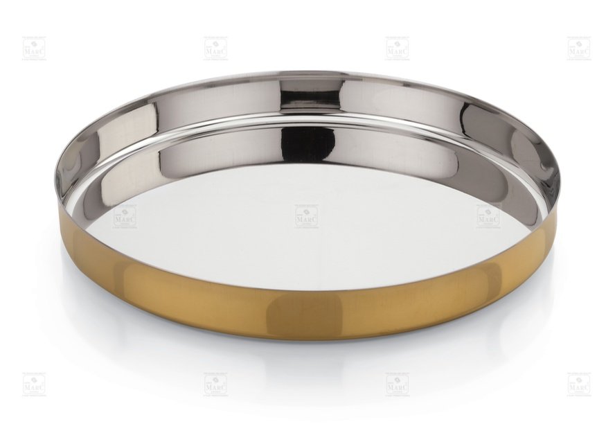 KESARIYA GOLD STRAIGHT THALI