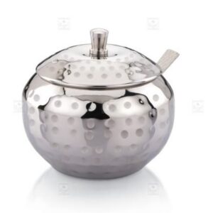 KESARIYA 5.5CM STEEL GHEEPOT HAMMERED