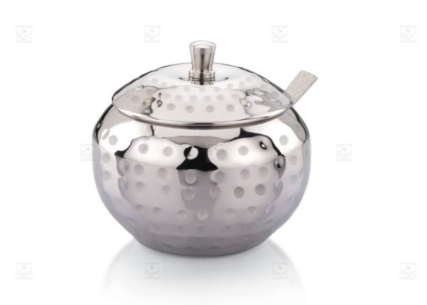 KESARIYA 5.5CM STEEL GHEEPOT HAMMERED