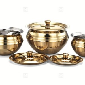 KESARIYA GOLD HANDI SET