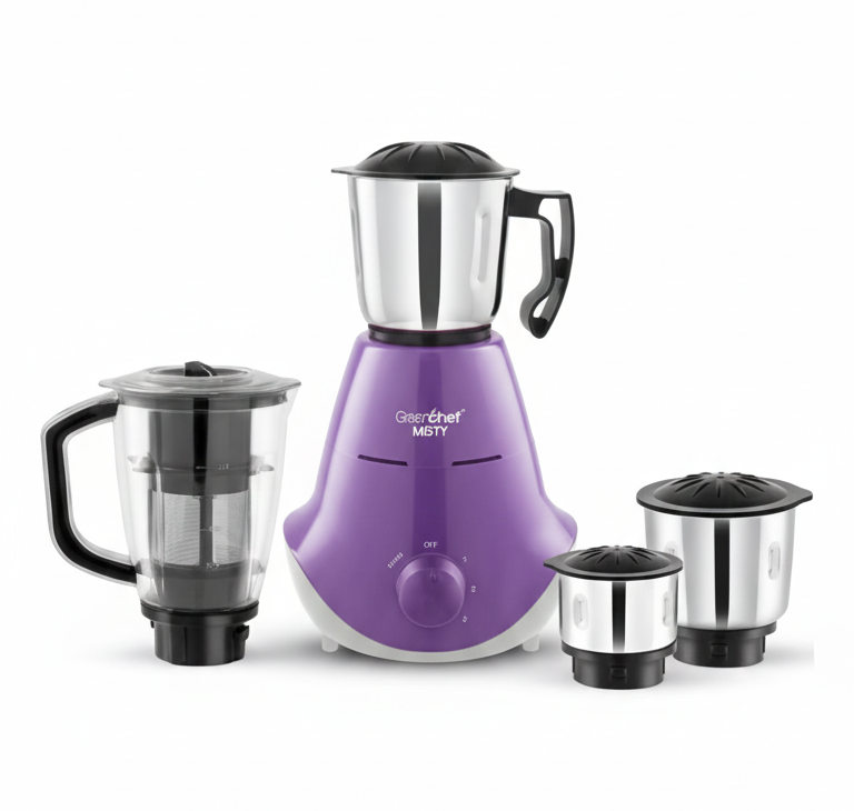 Greenchef Misty Mixer Grinder – 4 Jar Combo (600W)