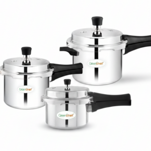 Greenchef Super Trio Aluminium Cooker Combo (5L, 3L, 2L)