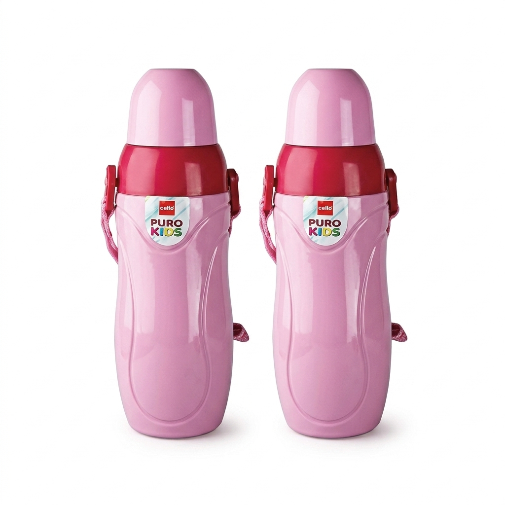 CELLO W/B-PURO KIDS 400ML GREEN(set of 2)