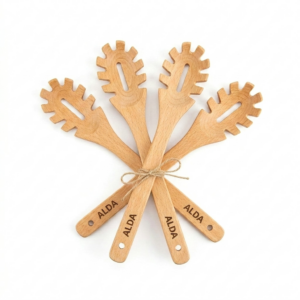 Alda Kitchen Tools Bamboo Noodle Spoon(Set Of 4)