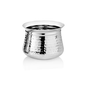 KESARIYA 12.5 CM/ 0.8 LTR HAMMERED PONGAL HANDI