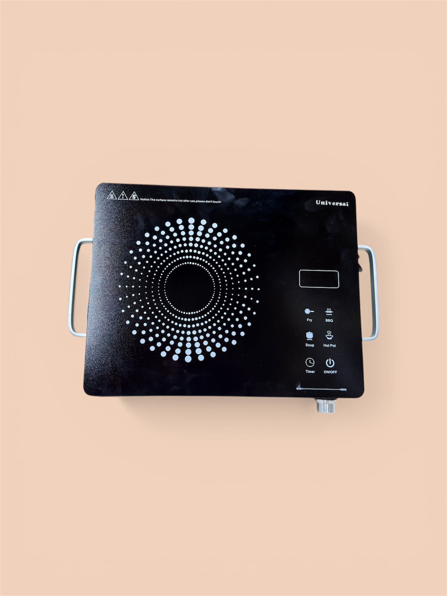 Infrared Cooktop 2000 Watt, Compatable for all cooking utensils, Black, Medium