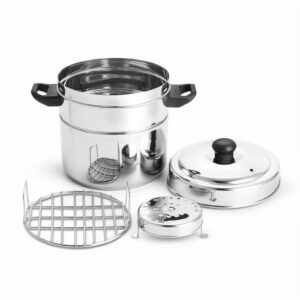 Lime Steel Bati Maker Gas Tandoor Pizza Maker Multi-Purpose Cooker