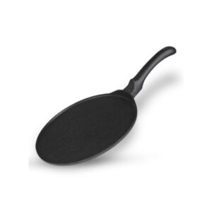 Bergner Senator Die-Cast Aluminium Non Stick Tawa, 28cm, Black