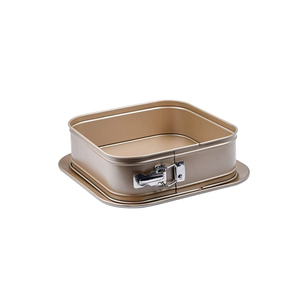 Bergner Bakeware Square Springfrom Pan Gold