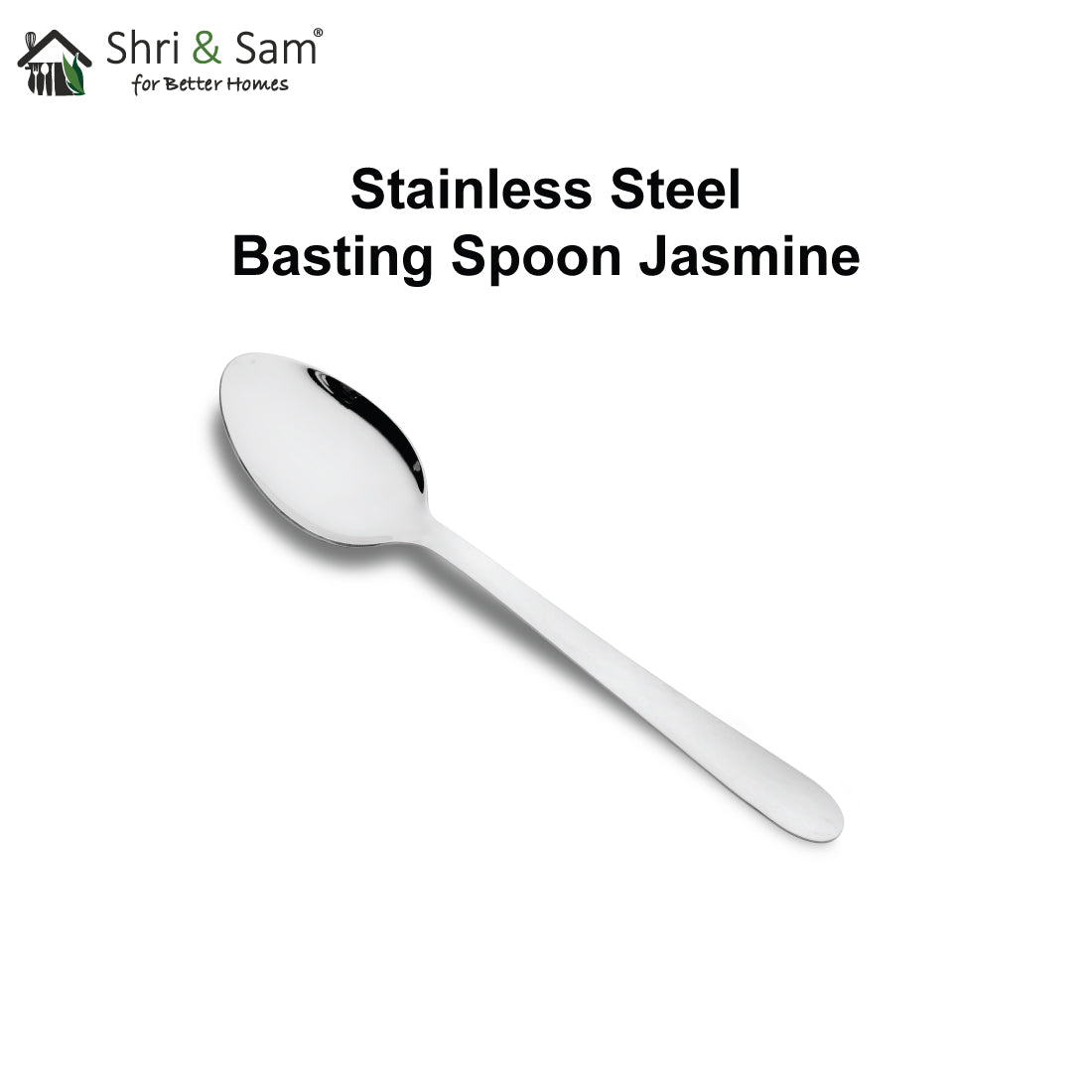 Stainless Steel Basting Spoon Solid Jasmine