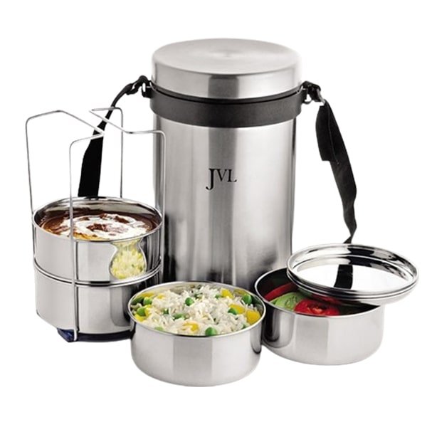 Jvl Big Hot Tiffin Carrier 4 Container
