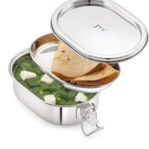 Jvl Capsule Lunch Box With Steel Plate Small Sc1