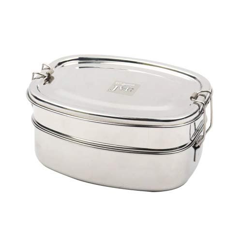 Jvl Deluxe Lunch Box With Steel Plate Small Ddl1
