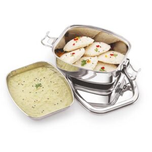 Jvl Elite Leak Proof Lunch Box With Steel Plate