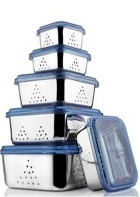 Jvl Square Freeze Bowl Acrylic Lid (350 ML)