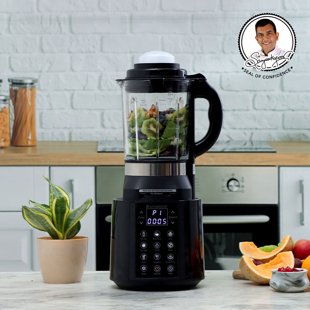 Wonderchef Nutri Cook Heater Blender 1250W - Black