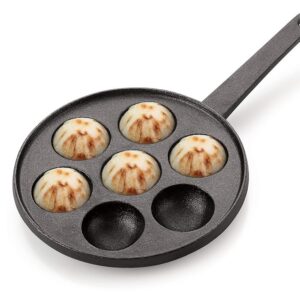 Petals Cast Iron Appam 7 Pits