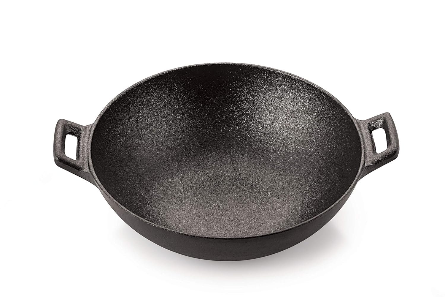 Petals Cast Iron Kadai 24Cm