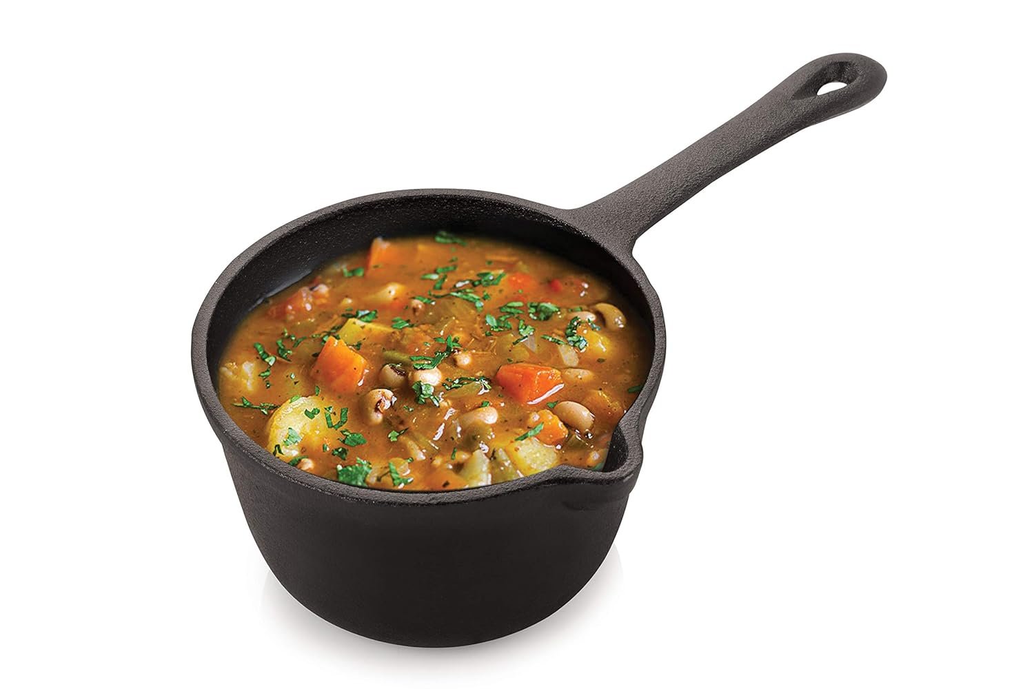 Petals Cast Iron Sauce Pan
