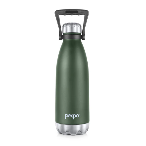 Pexpo Echo Uv Printed Design Bottle (Military Green) 1500Ml