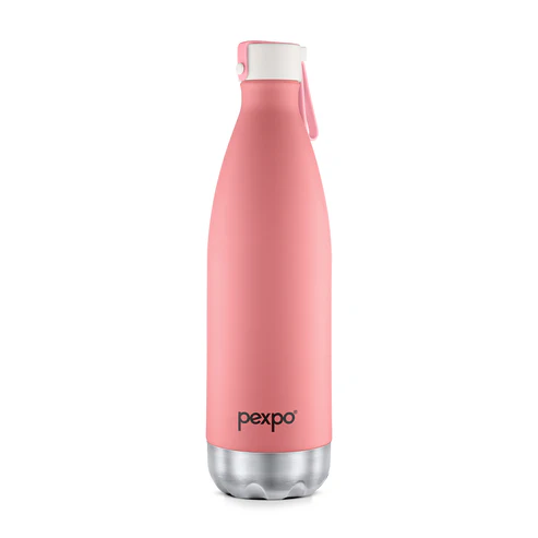 Pexpo Espresso Uv Printed Design Bottle (Candy Pink) 1000Ml