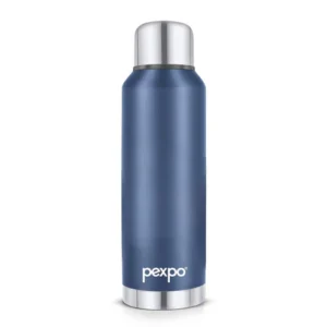Pexpo Extreme Thermos Uv Printed Design Bottle (Denim Blue) 800Ml